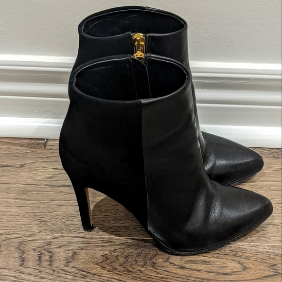 Club Monaco Leather Suede Ankle Booties - Picture 1 of 6